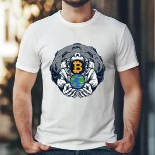Bitcoin to the Moon - Astronaut Vision T-Shirt