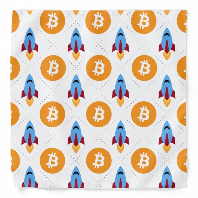 Bitcoin To The Moon Bandana (Front)