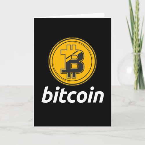 Bitcoin To The Moon Investment Card