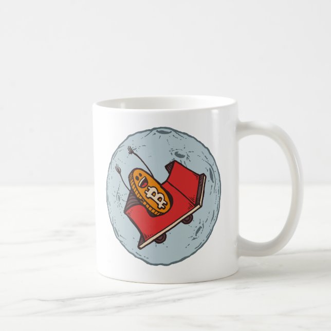 Bitcoin to the Moon Mug (Right)