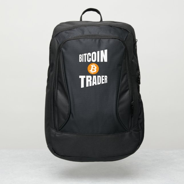 Bitcoin Trader Double Perspective  Port Authority® Backpack (Front)
