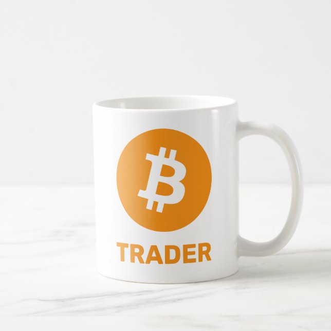 Bitcoin Trader Logo Coffee Mug (Right)