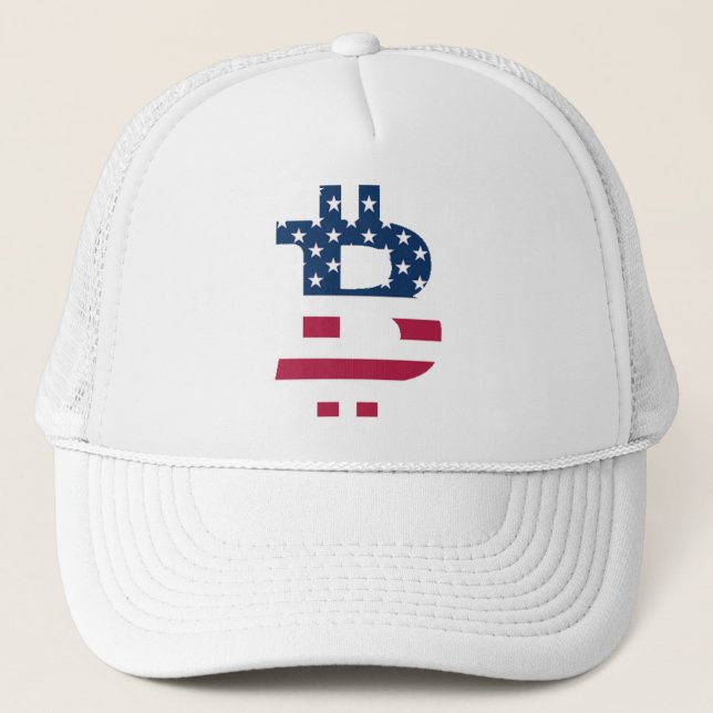 Bitcoin USA FLAG HAT (Front)