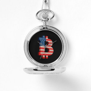 Bitcoin USA Pixel ₿ Watch