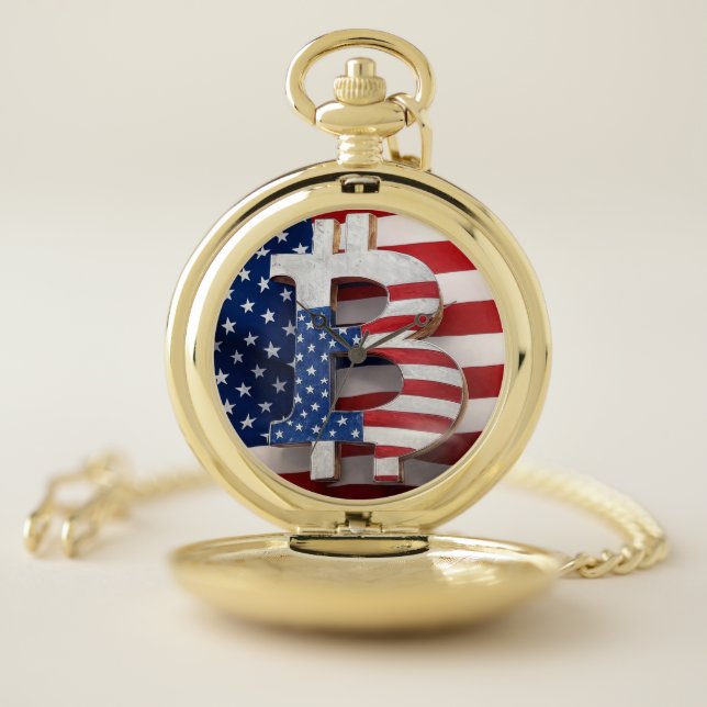 Bitcoin USA Pocket Watch (Inside)