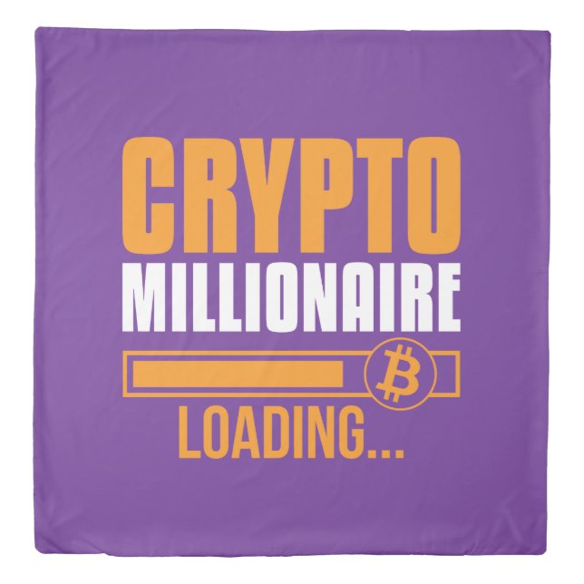 Bitcoin Velveteen Plush Blanket – Black BTC Blanke (Front)