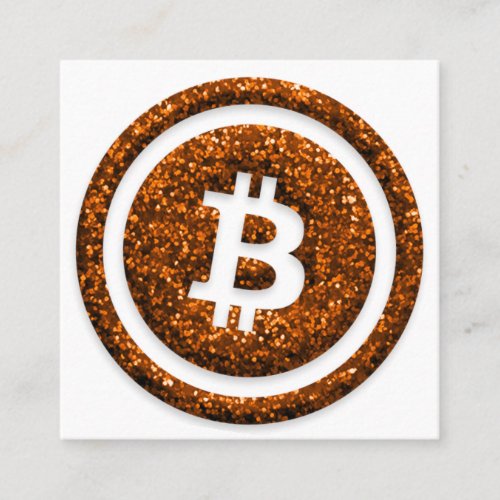 Bitcoin Wallet QR Code Bit Me Insert Card Ornage