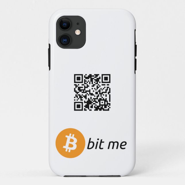 Bitcoin Wallet QR Code iPhone 5/5S Case (Back)