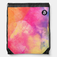 Bitcoin Watercolor (Style 1 - Genesis)