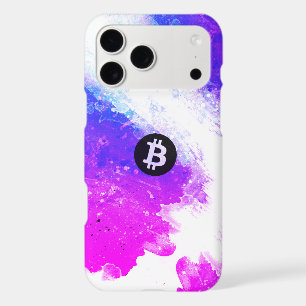 Bitcoin Watercolor (Style 6 - Miami Beach) iPhone 17 Pro Max Case