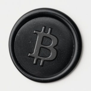 Bitcoin Wax Seal Sticker
