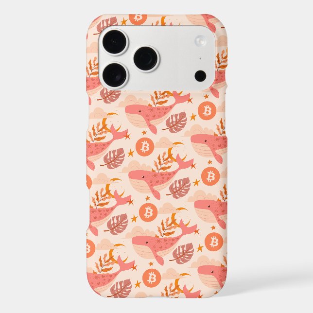 Bitcoin Whale iPhone Case (Back)