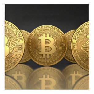 Bitcoins Acrylic Print