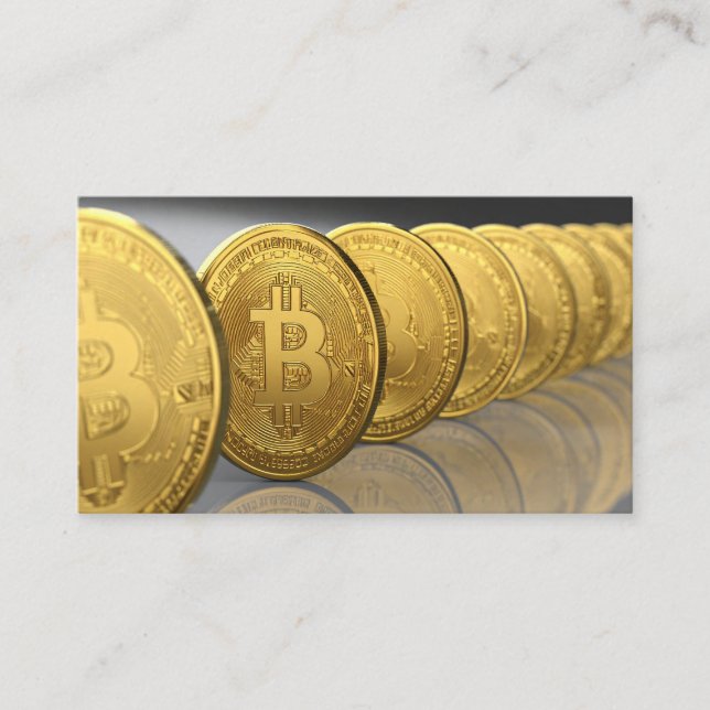 Bitcoins Business Card (Front)