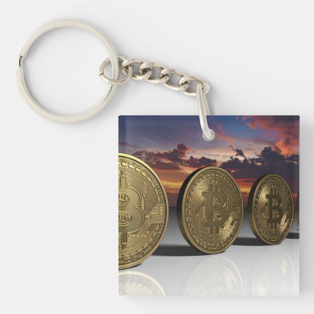 Bitcoins Keychain (Front)