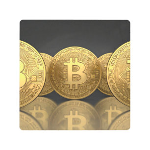 Bitcoins Metal Print