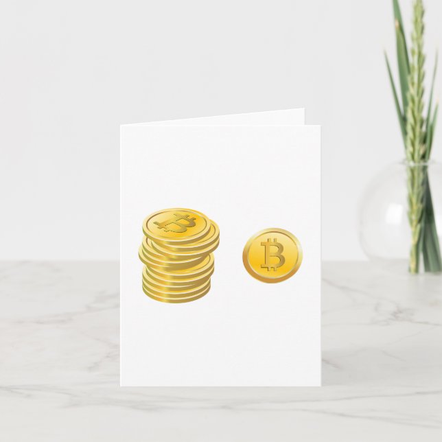 Bitcoins Note Cards (Front)
