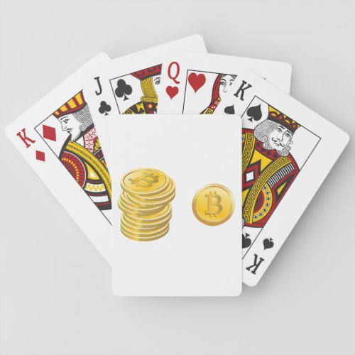 Bitcoins Playing Cards