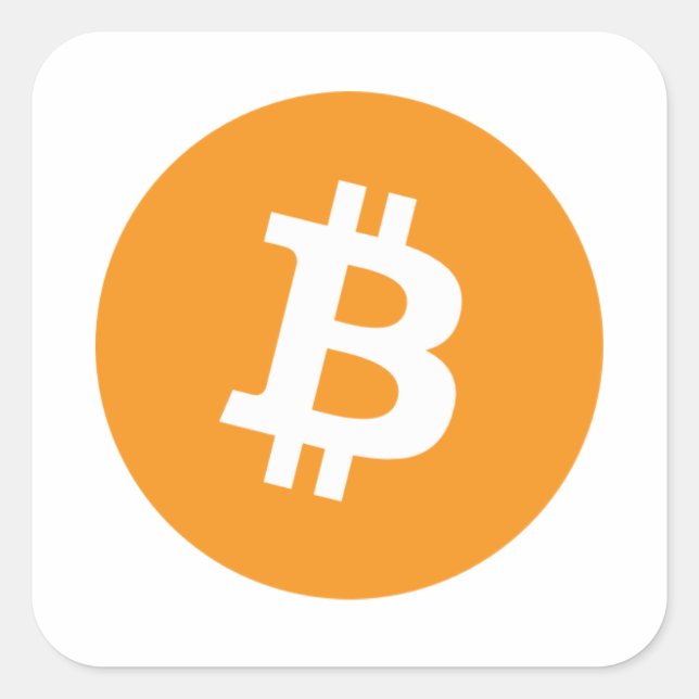 Bitcoins Square Sticker (Front)