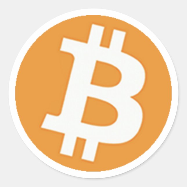 BitCoinSticker Classic Round Sticker (Front)