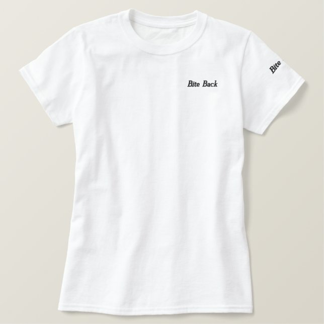 Bite Back Embroidered Shirt (Design Front)