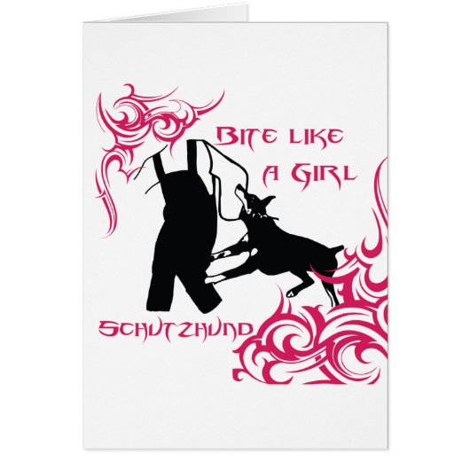 Bite Like a Girl Cards (Front)