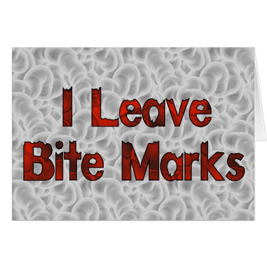 Bite Marks Cards (Front Horizontal)