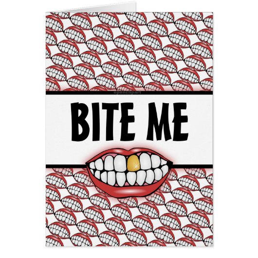 Bite Me Cards (Front)