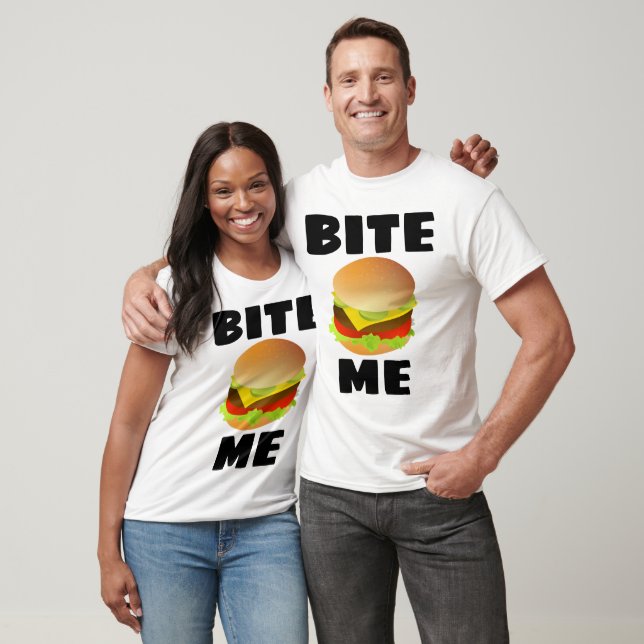 BITE ME, CHEESEBURGER T-shirts (Unisex)