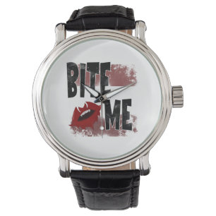 Bite me - Cool Quote - Halloween - Bat Watch