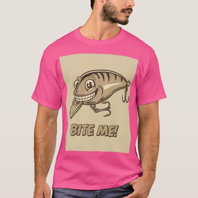 Bite Me! Fishing Lure T-Shirt (Front)
