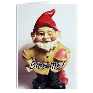 Bite Me Gnome Cards