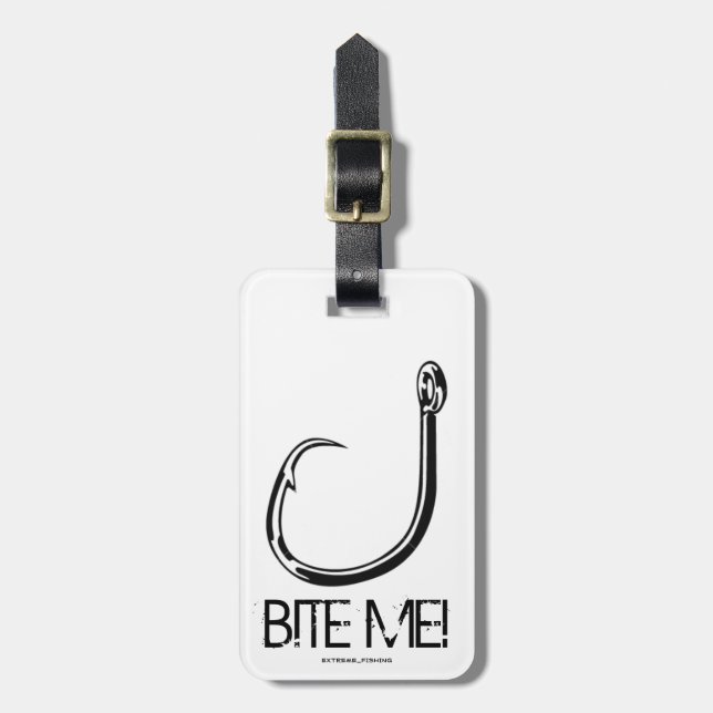 BITE ME! LUGGAGE TAG (Front Vertical)