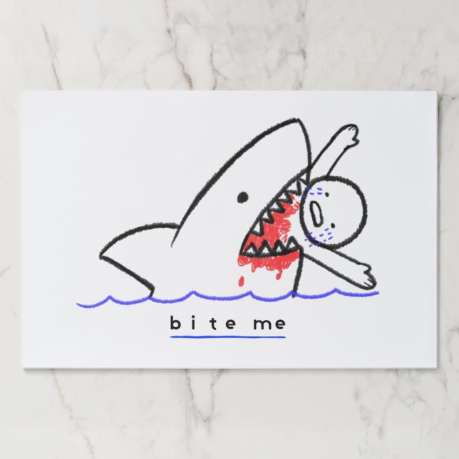 Bite Me Paper Pad (Front)