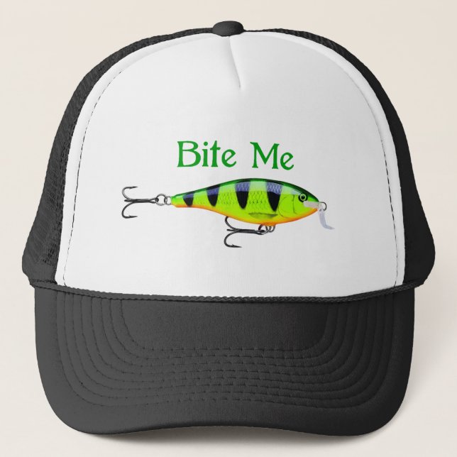 Bite Me.png Trucker Hat (Front)