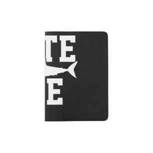 Bite Me - Shark Marine Biology Gift - Animal Ocean Passport Holder