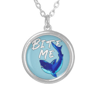 Bite Me - Shark Silver Plated Necklace