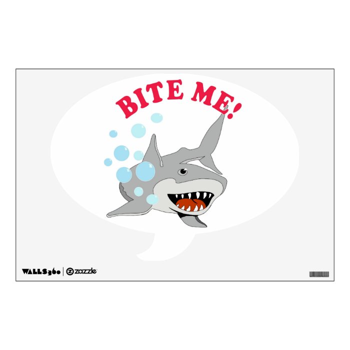 Bite Me Shark Wall Graphic