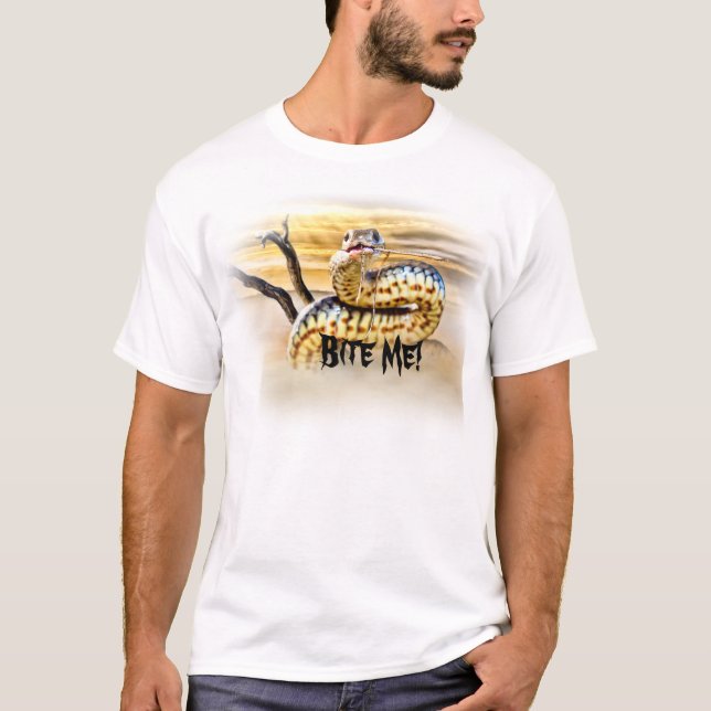 Bite Me Snake T-Shirt (Front)