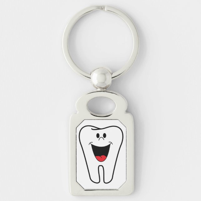 "BITE ME" TOOTH KEYCHAIN (Front)