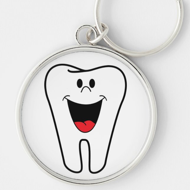 "BITE ME" TOOTH KEYCHAIN (Front)