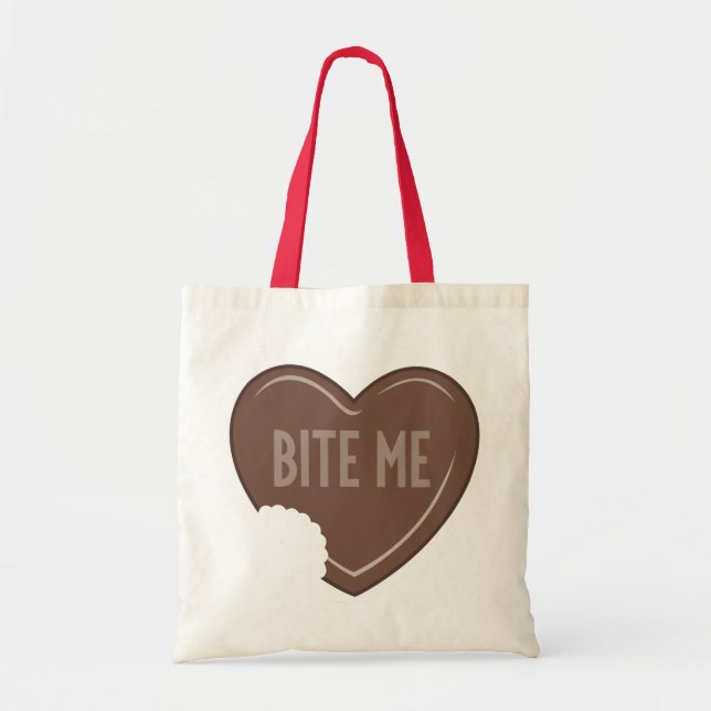 Bite Me Tote Bag (Front)