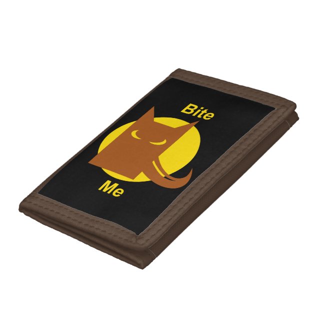 Bite Me Tri-fold Wallet (Bottom)