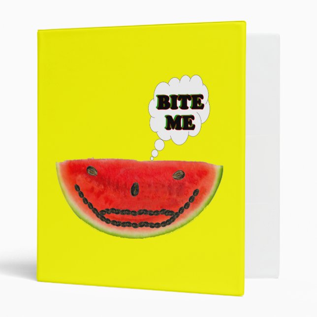 Bite Me Watermelon Binder (Front/Inside)