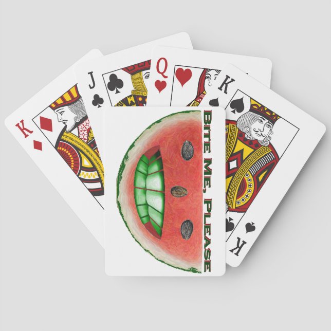 Bite Me Watermelon Cards (Back)