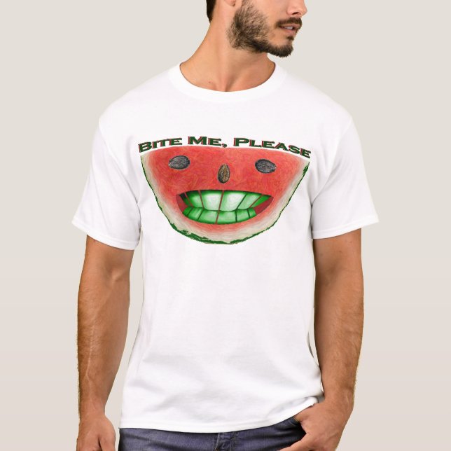 Bite Me Watermelon T-Shirt (Front)