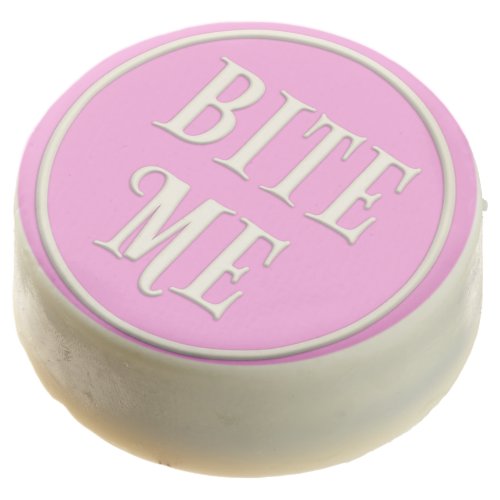 Bite Me Wonderland Tea Party Girly Pink Chocolate Covered Oreo