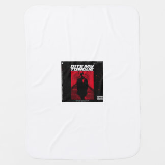 bite my tongue baby blanket