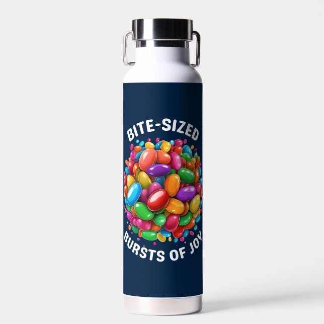 Bite-sized Bursts of Joy Water Bottle (Front)