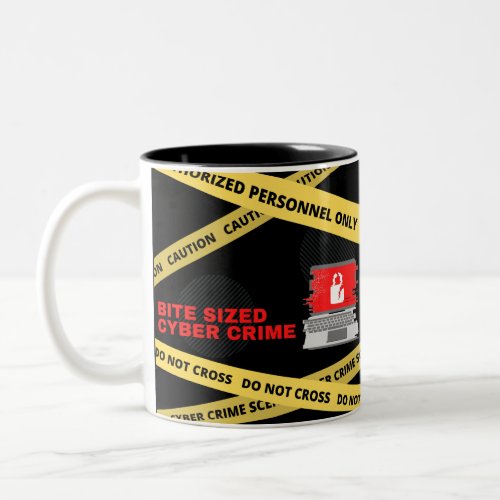 Bite Sized Cyber Crime Banner Mug